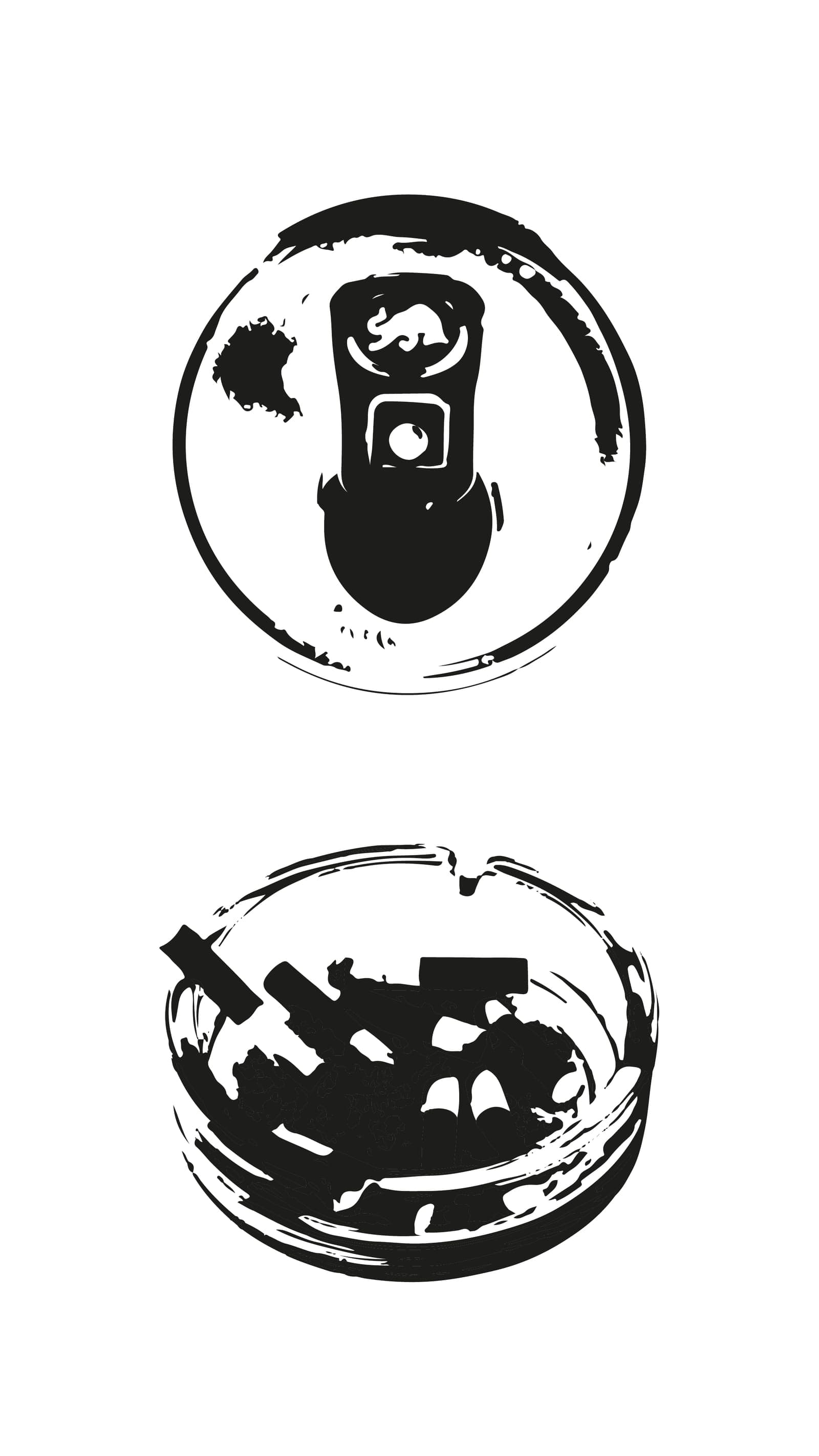 Ashtray flash design