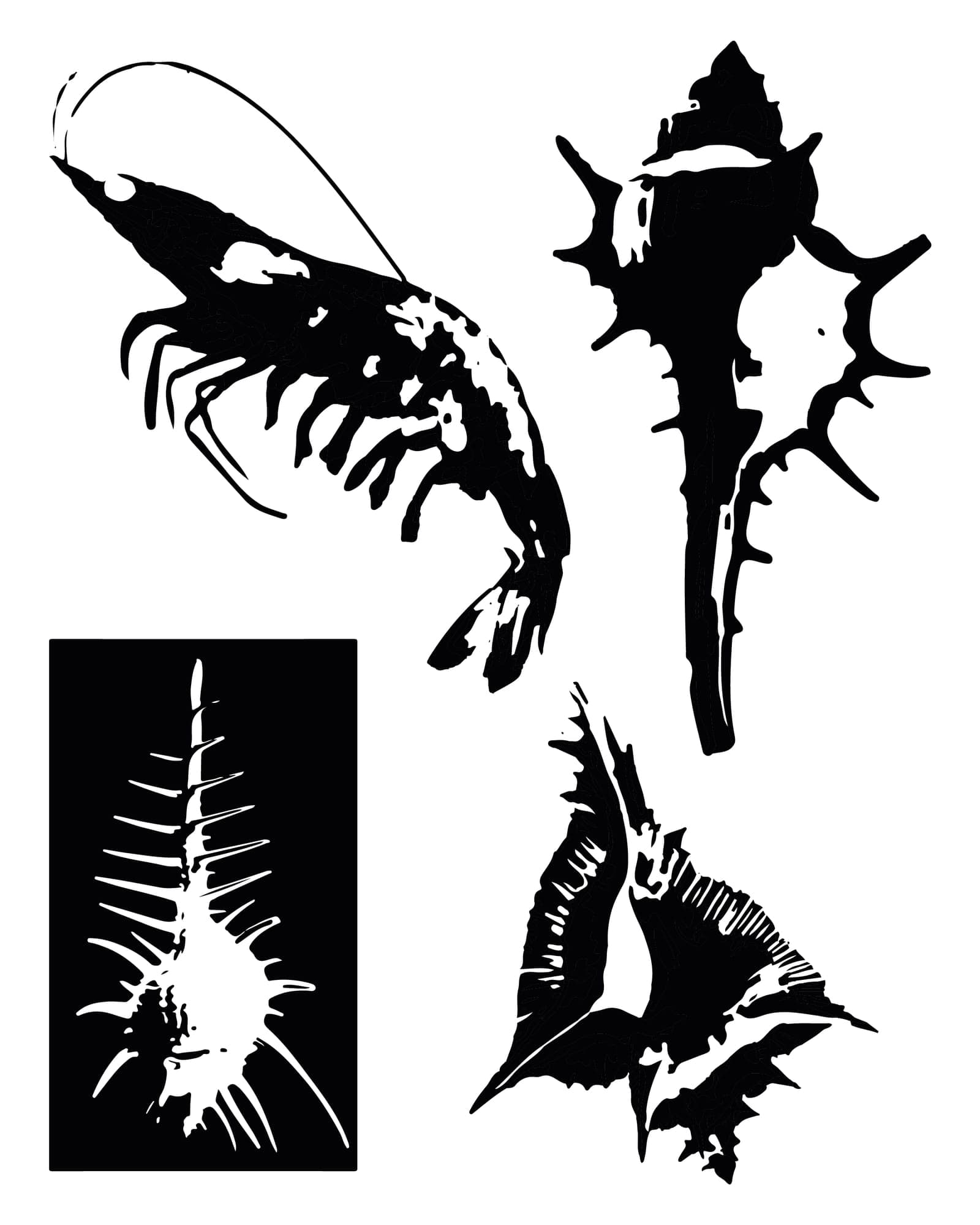 Sea Things flash design