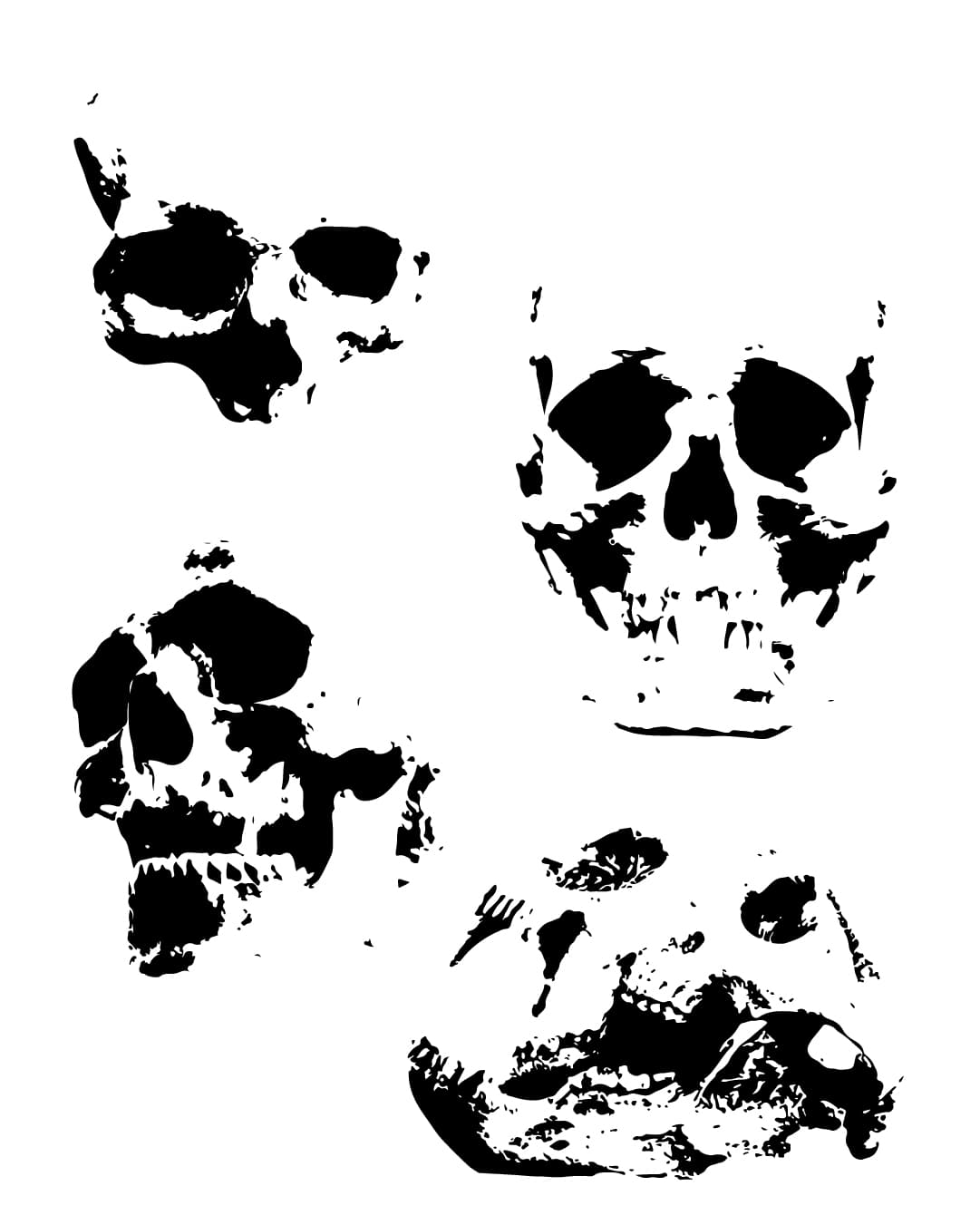Skulls flash sheet