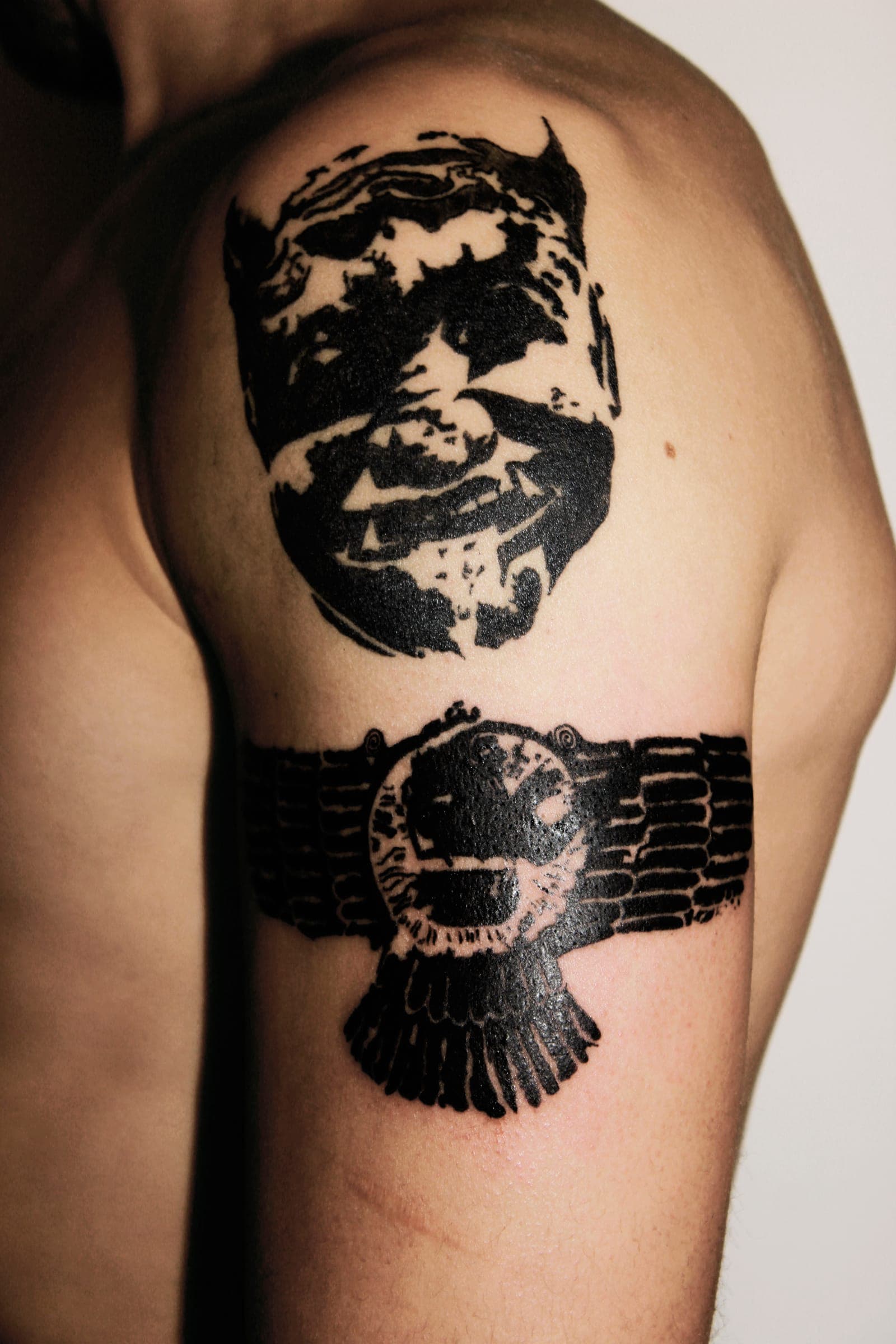 Mask tattoo